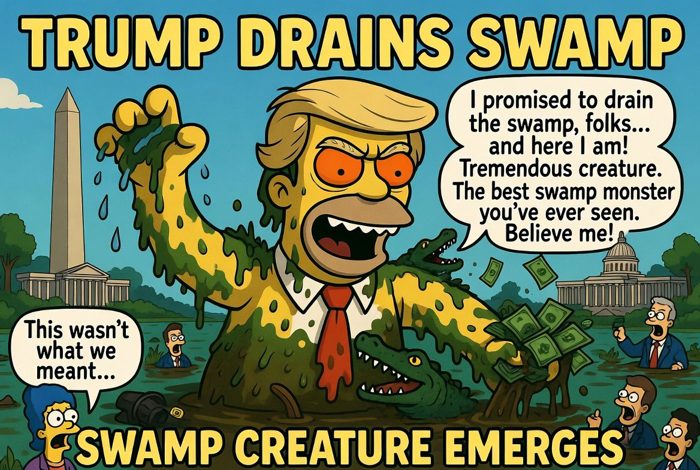 Trump Drains Swamp